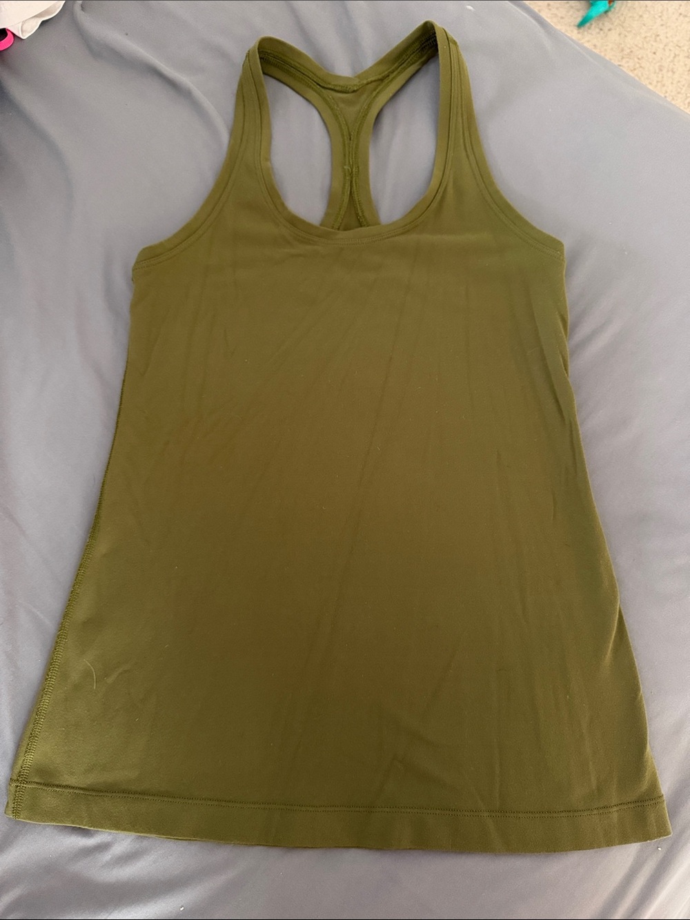 lululemon athletica Olive Green Racerback Tank